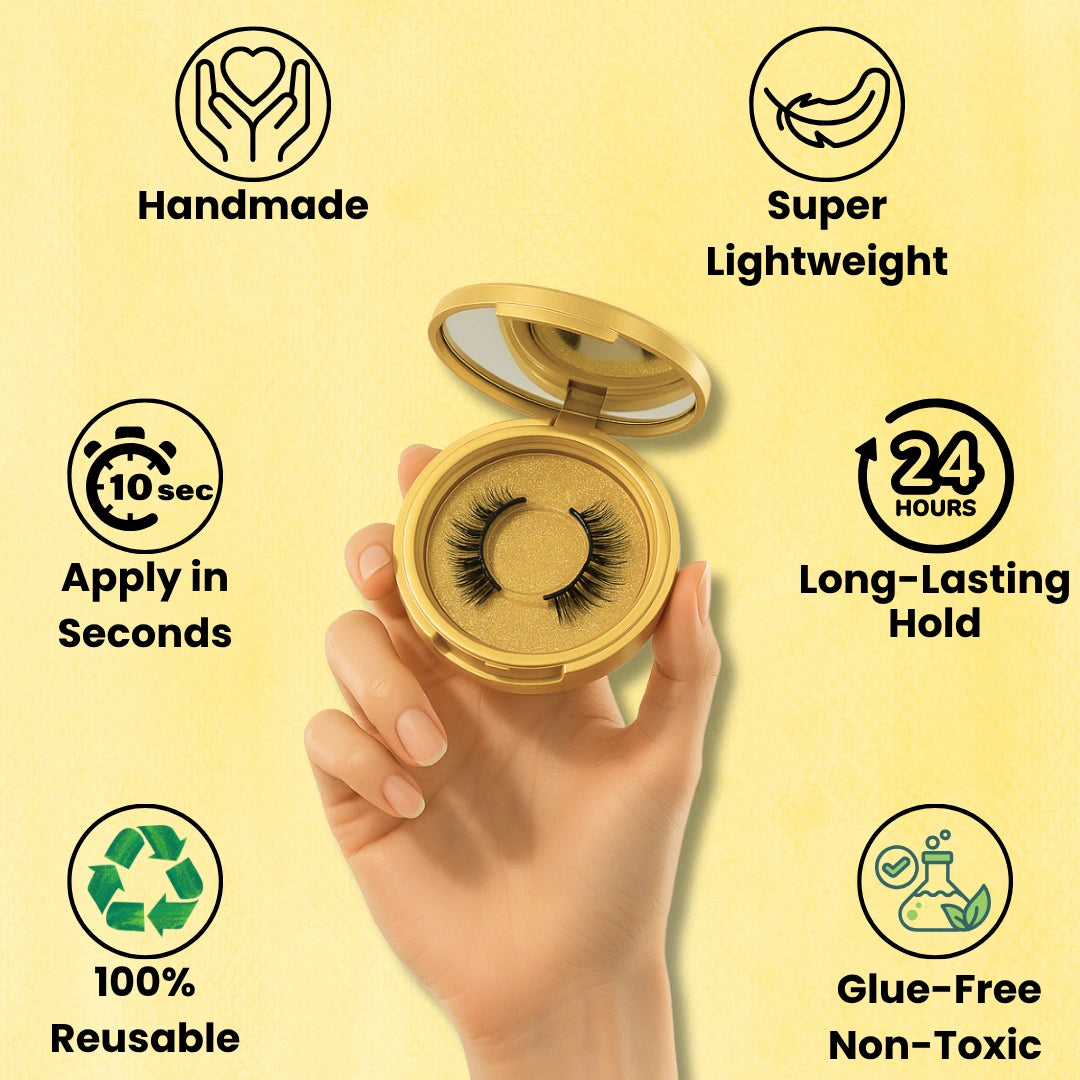 Professional Magnetic Lashes · Natural Effect