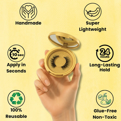 Professional Magnetic Lashes · Natural Effect