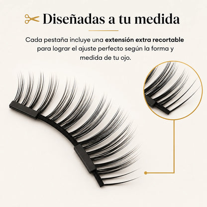 Pestañas Magnéticas Profesionales Efecto Natural