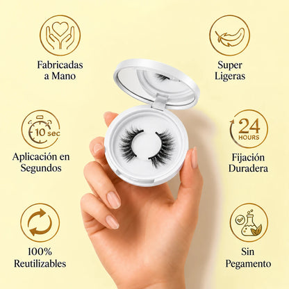 Pestañas Magnéticas Profesionales Efecto Natural